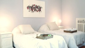 Economy double or twin with garden view, shared facilities, and breakfast